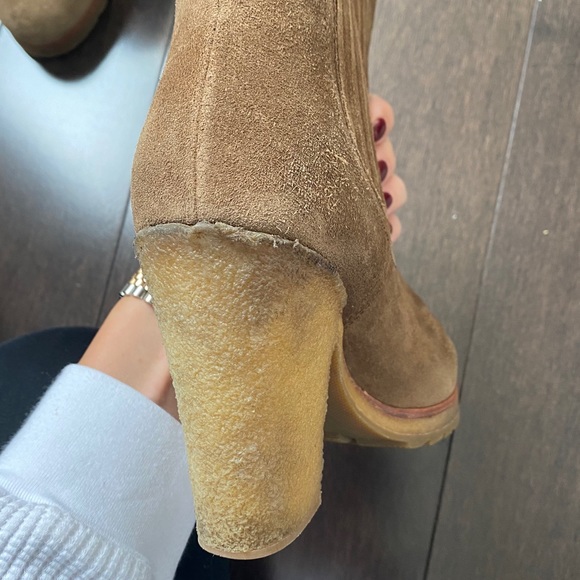 Prada suede booties light brown - Picture 5 of 10
